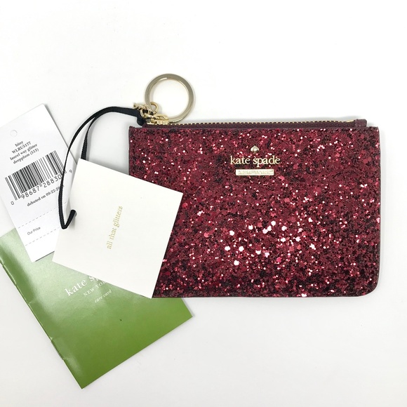 ❣️LAST ONE ❣️Laurel Glitter Bitsy Wallet Keychain - Picture 5 of 6